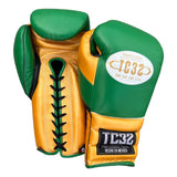 GUANTES DE BOXEO MX SERIES – LEGACY – VERDE CON DORADO – 16OZ