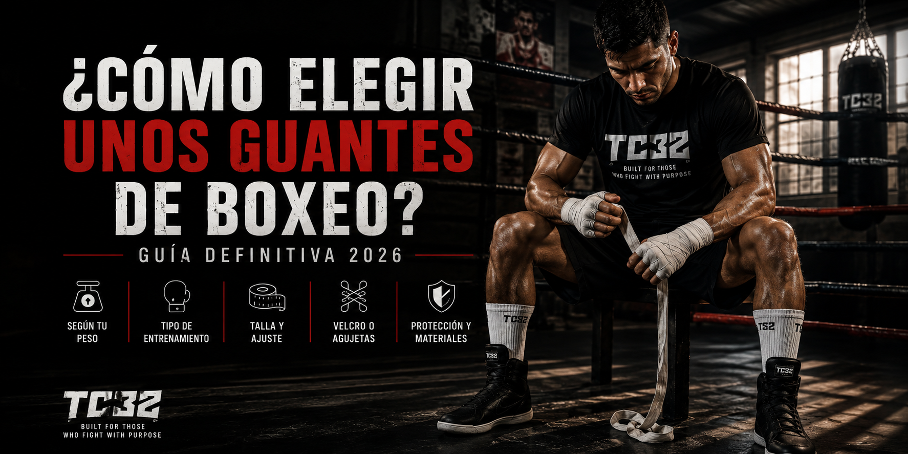 ¿Cómo elegir unos guantes de boxeo?... Guía por peso, uso y tipo de entrenamiento (2026)