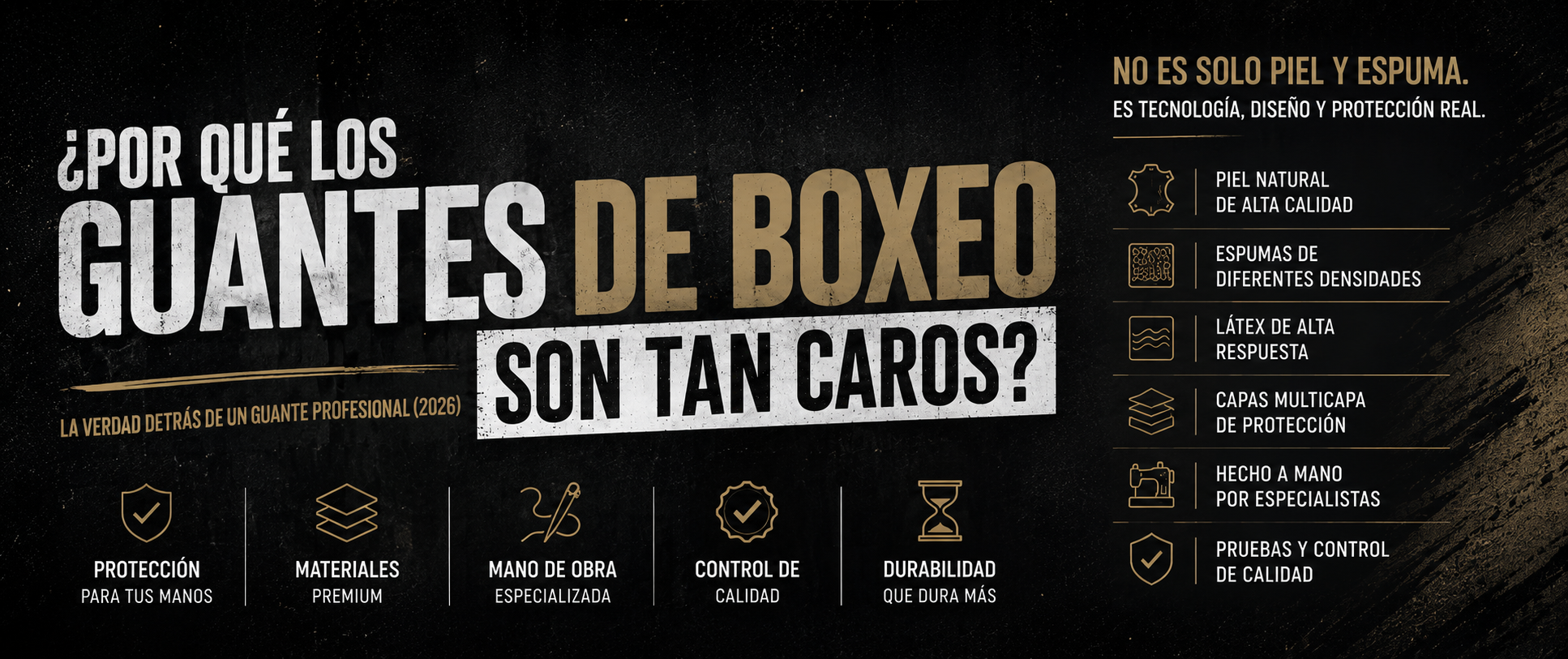 ¿Por qué los guantes de boxeo son tan caros? ... La verdad detrás de un guante profesional (2026)