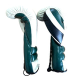 GUANTES DE BOXEO MX SERIES - HONOR  – CREMA, VERDE Y NEGRO - 14OZ