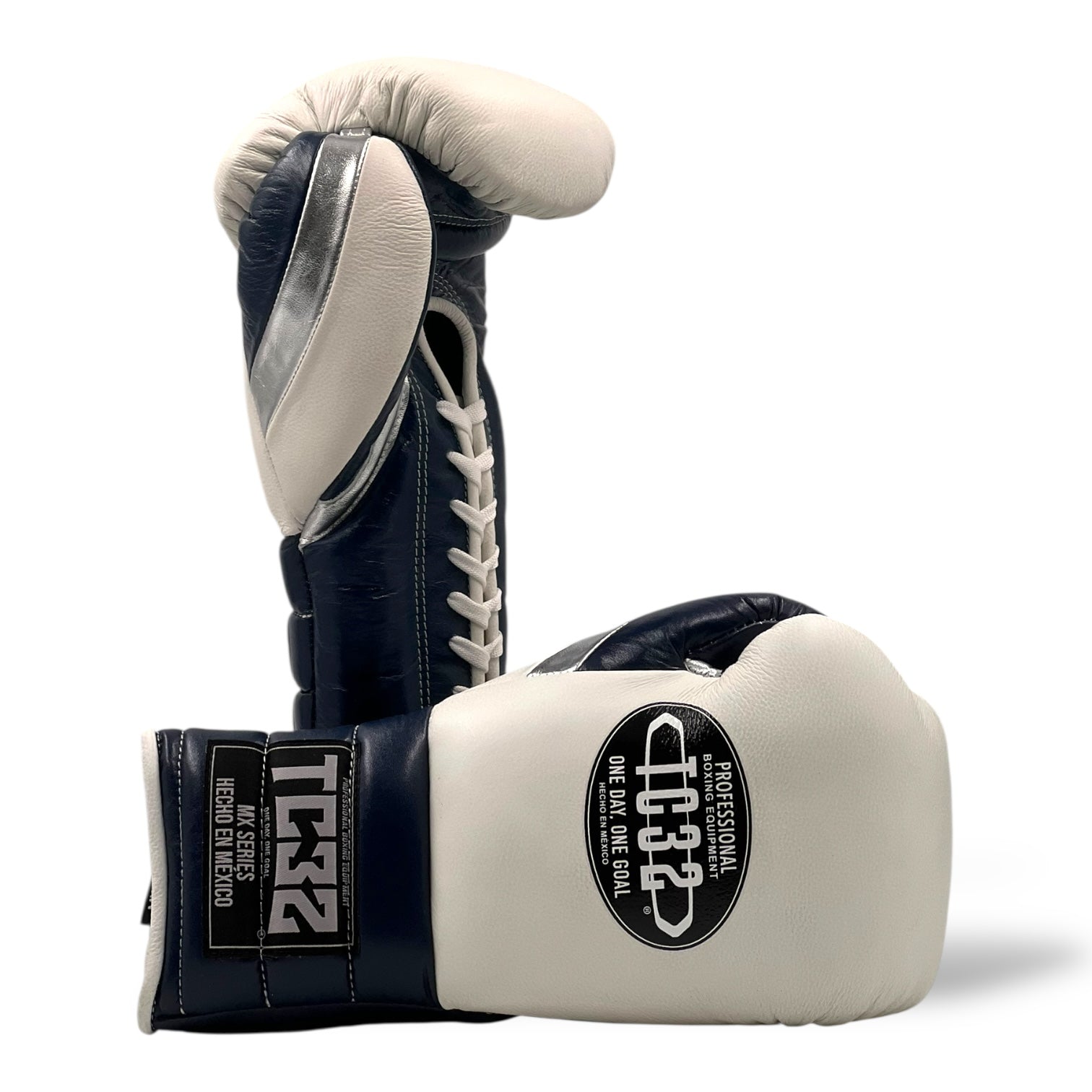 14oz / Plata/Negro/Azul