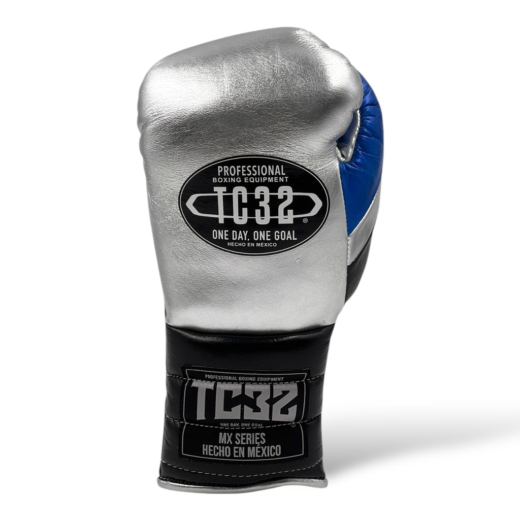 14oz / Plata/Negro/Azul