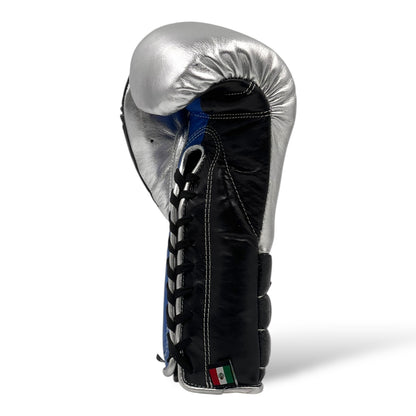 14oz / Plata/Negro/Azul
