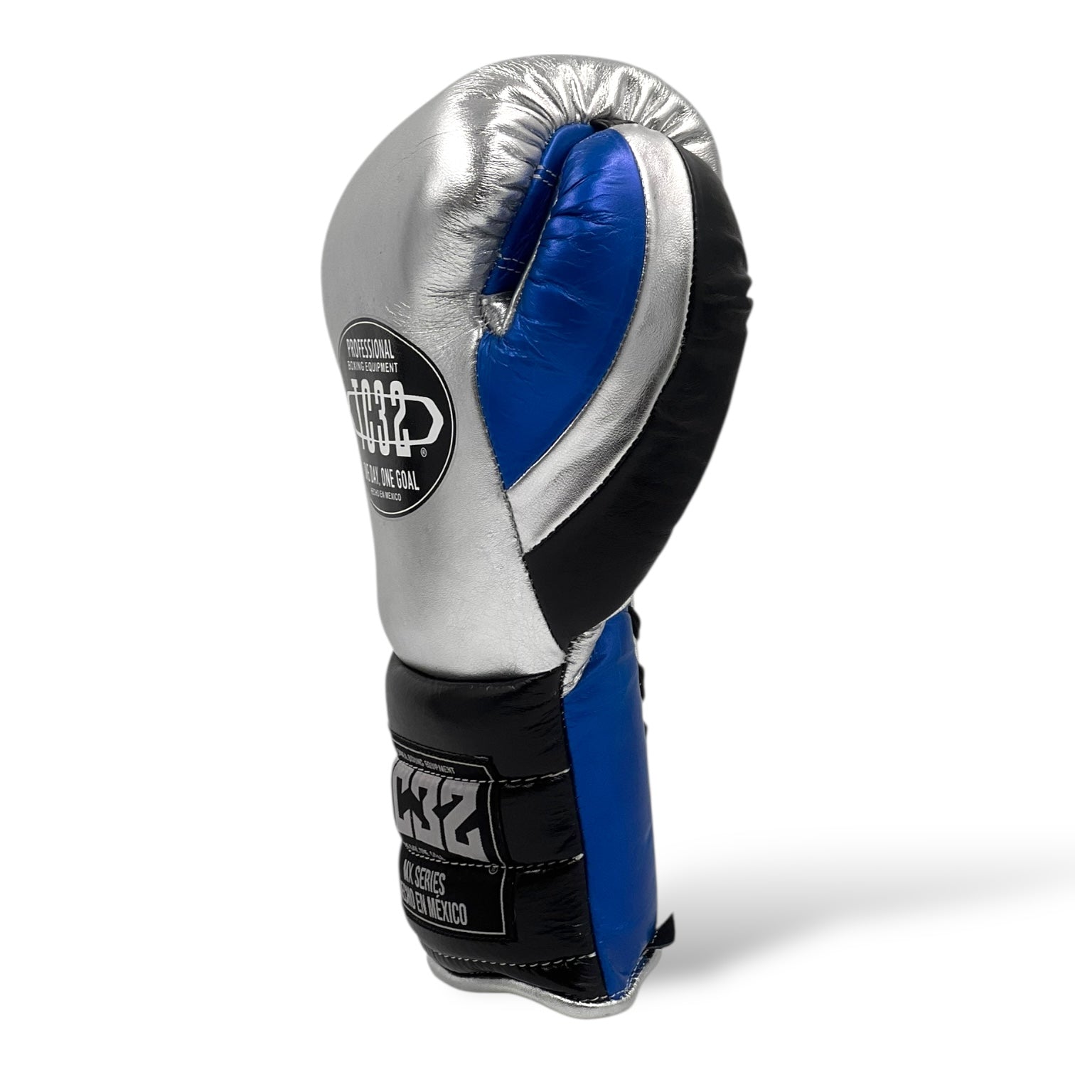 14oz / Plata/Negro/Azul