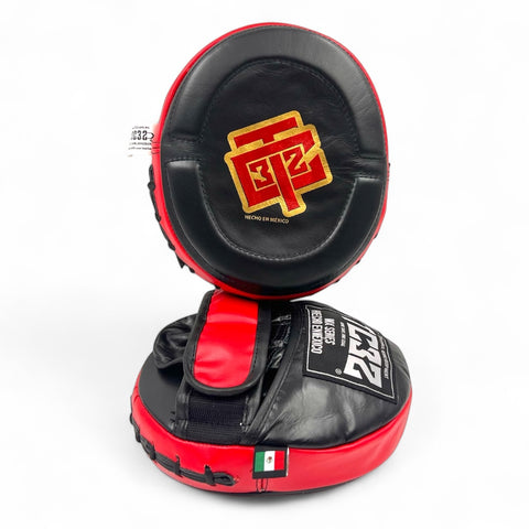 MANOPLAS PLANAS MX SERIES - NEGRO CON ROJO