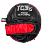 MANOPLAS PLANAS MX SERIES - NEGRO CON ROJO