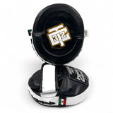 MANOPLAS PLANAS MX SERIES - NEGRO CON BLANCO